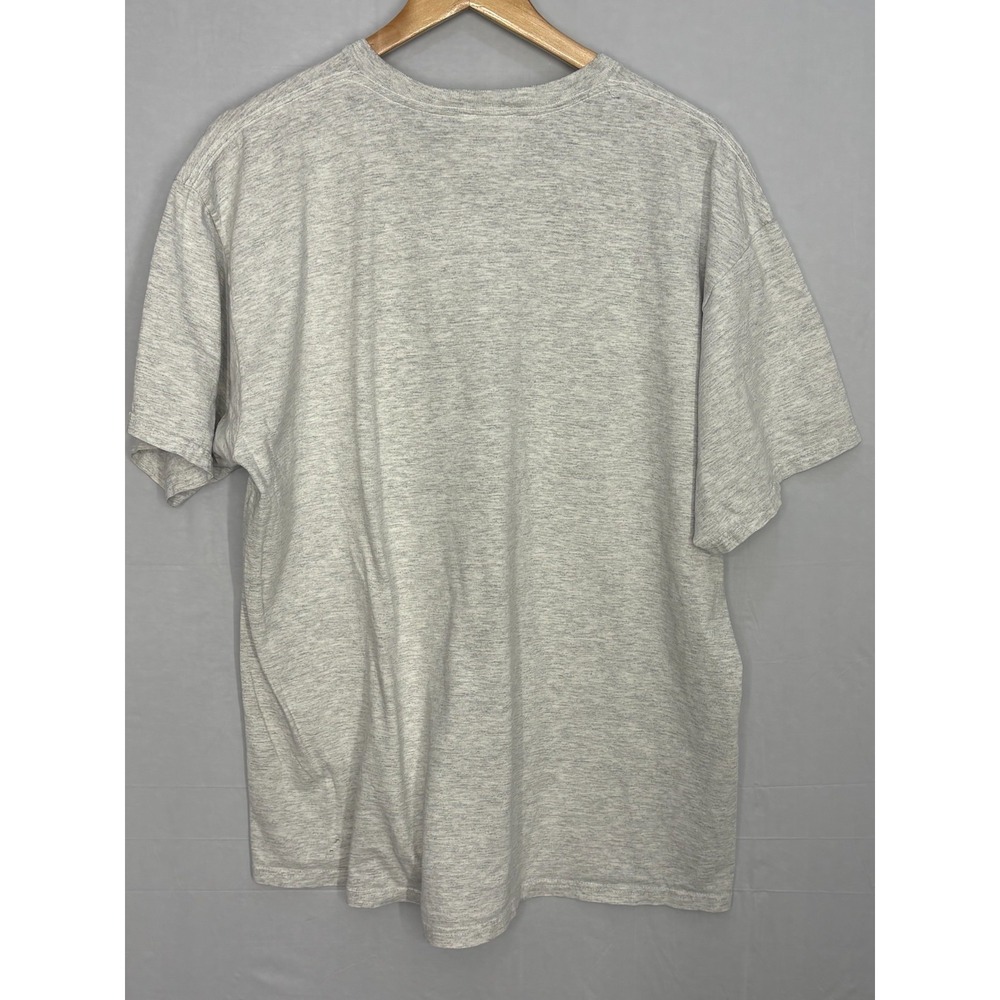 Nike T-Shirt Mens Heather Gray Air Logo Short Sleeve USA Made Large Vintage - Picture 3 of 8